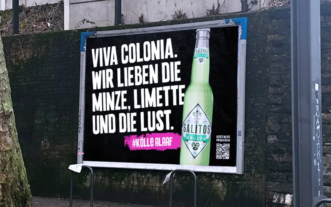 SALITOS feiert Karneval: OOH-Kampagne und spektakuläre Sampling-Aktionen in Köln